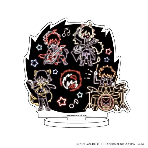キャラアクリルフィギュア「SHOW BY ROCK!! STARS!!」02/シンガンクリムゾンズ(ネオンサインアート)【グッズ】