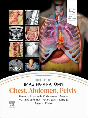 楽天楽天ブックスImaging Anatomy: Chest, Abdomen, Pelvis IMAGING ANATOMY CHEST ABDOMEN （Imaging Anatomy） [ Siva P. Raman ]