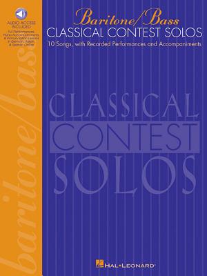 Classical Contest Solos - Baritone/Bass Book/Online Audio CLASSICAL CONTEST SOLOS - BARI [ Hal Leonard Corp ] book-13983664 楽天ブックス パッケージ画像