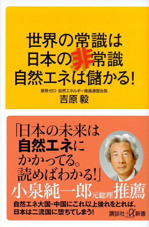 世界の常識は日本の非常識　自然エネは儲かる！ （講談社＋α新書） [ 吉原 毅 ]