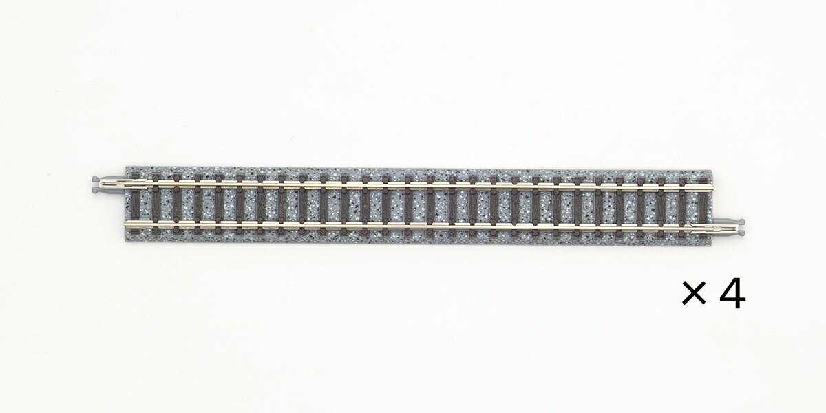TOMIX ストレートレールS140 (F) (4本セット) 【1801】 (鉄道模型 ジオラマ)
