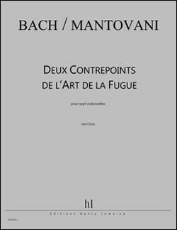 【輸入楽譜】マントヴァーニ, Bruno: バッハのフーガの技法による2つの対位法: スコアとパート譜セット