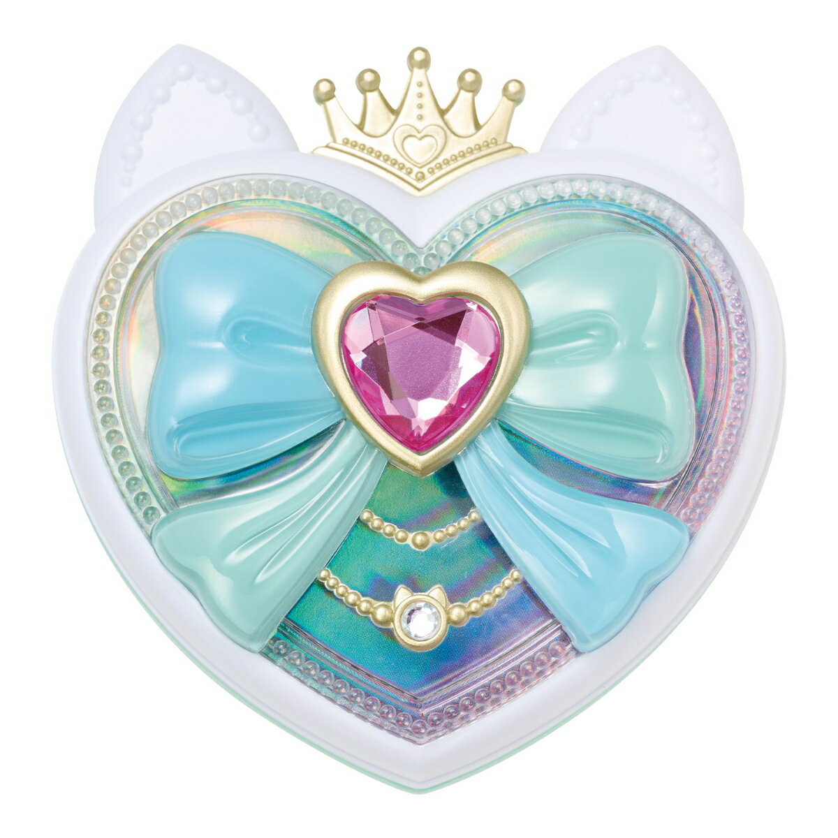 【特典】わんだふるぷりきゅあ　Pretty Holic シャイニーキャッツパクト(【購入特典】プリキュアになりきっちゃお！ピアスシール)