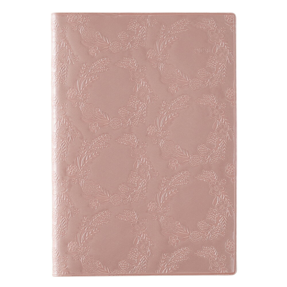 能率 2026年4月始まり 手帳 PAGEM by NOLTY ペイジェムファミリー×マンスリーB6-i月曜（ピンクベージュ）9977