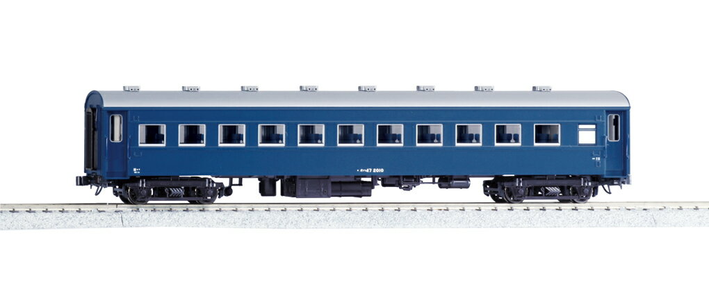 (HO)オハ47 ブルー 改装形 【1-553】 (鉄道模型 HOゲージ)