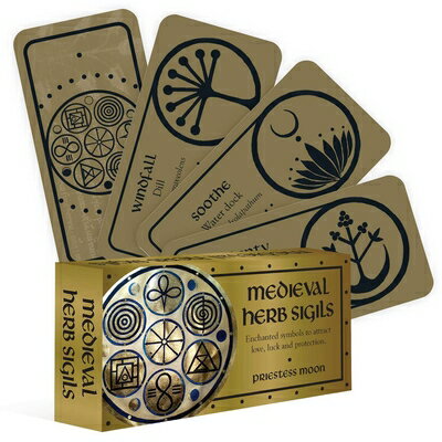 Medieval Herb Sigils FLSH CARD-MEDIEVAL HERB SIGILS （Rockpool Mini Cards） 