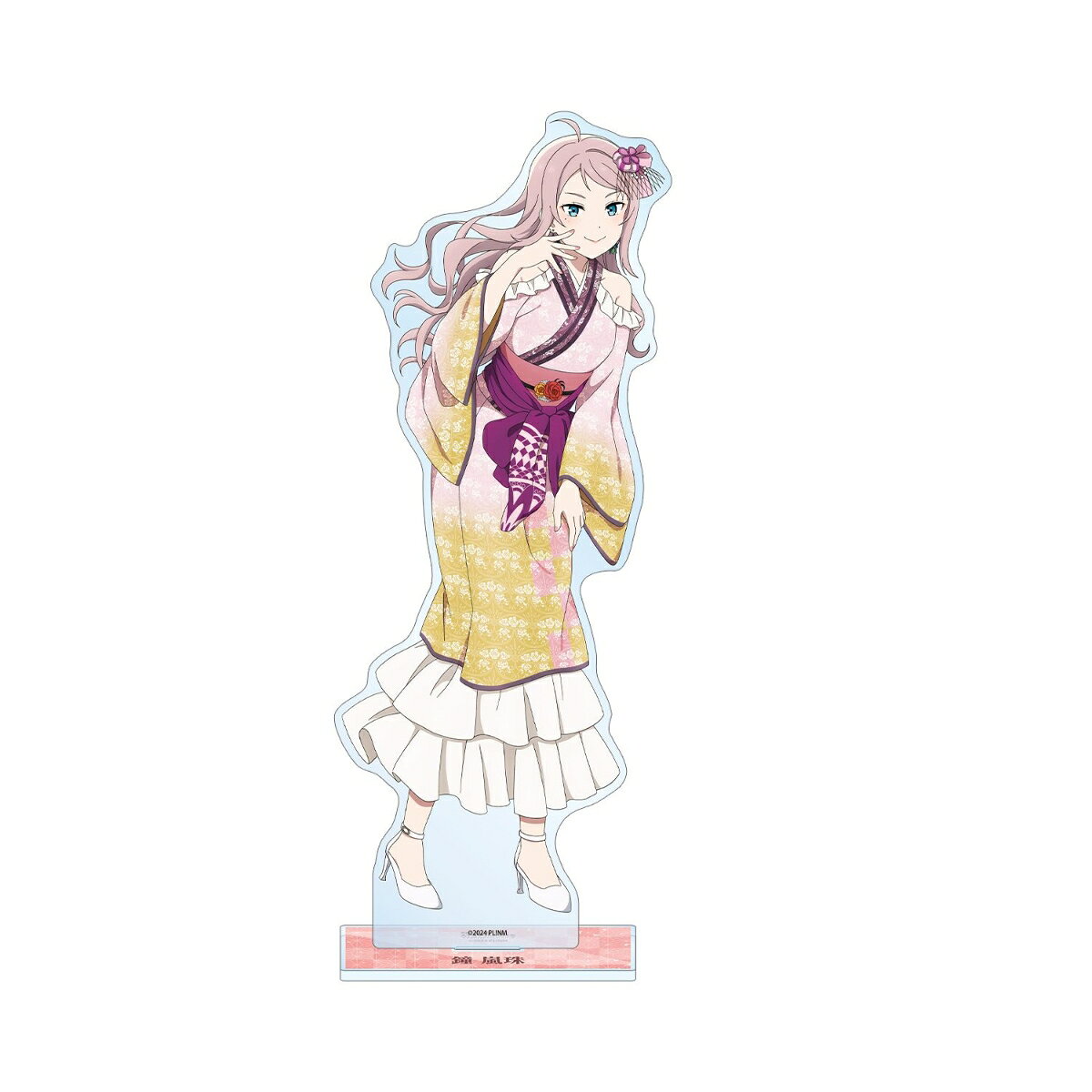 ラブライブ！虹ヶ咲学園スクールアイドル同好会描き下ろし 鐘 嵐珠 着物ドレスver. 特大アクリルスタンド