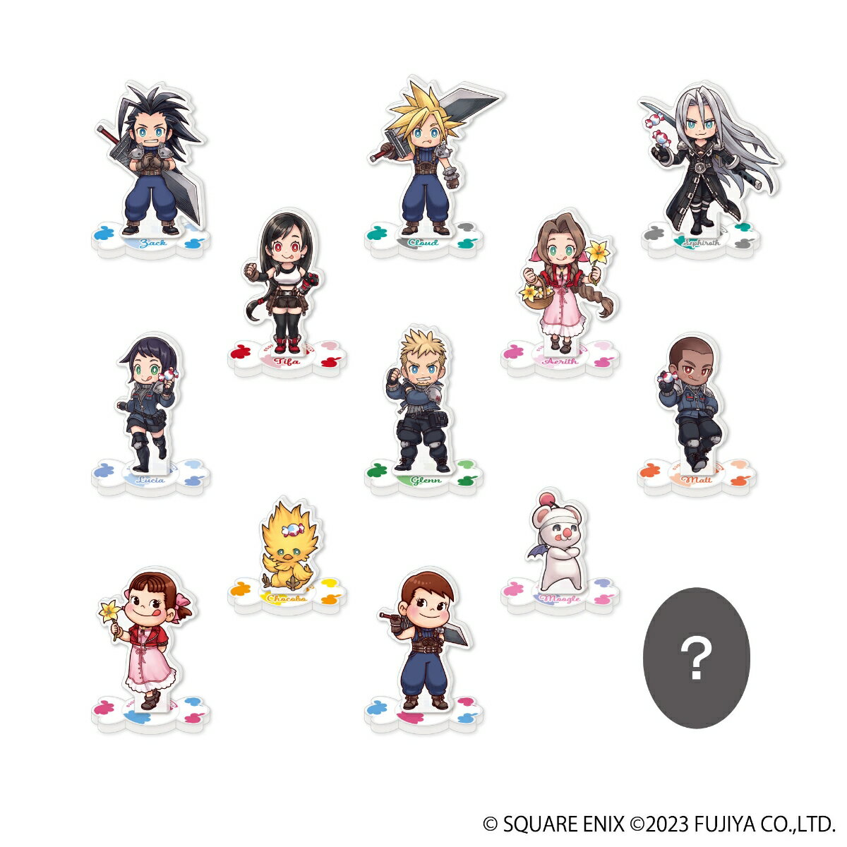 FINAL FANTASY VII EVER CRISIS × Peko&Poko ミニアクリルスタンド 1BOX＝13個入