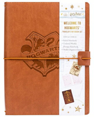 Harry Potter: Welcome to Hogwarts Traveler's Notebook Set: (Refillable Notebook) [With Insert]