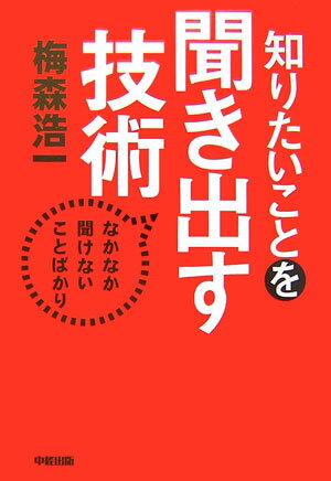 知りたいことを聞き出す技術