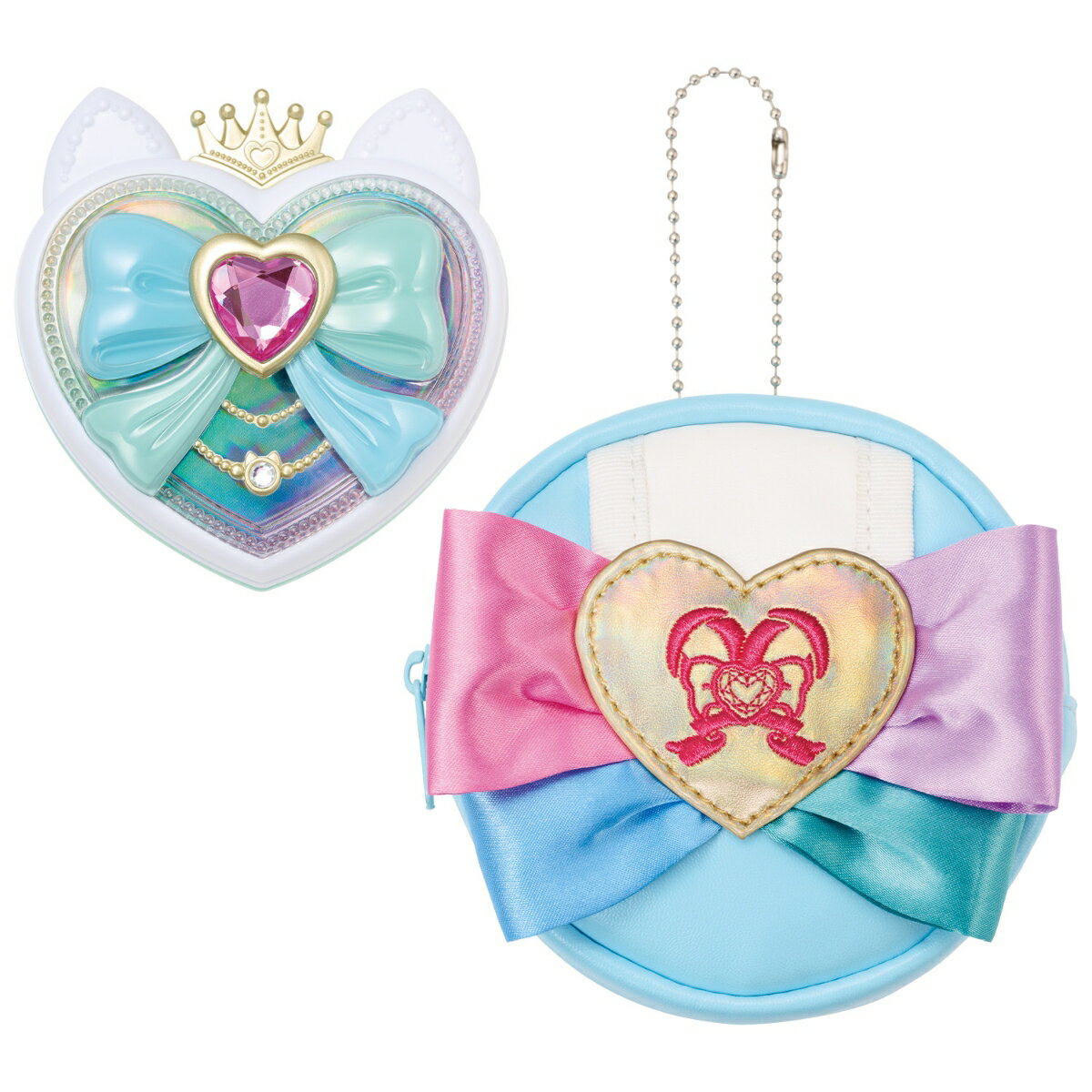 【特典】わんだふるぷりきゅあ　Pretty Holic シャイニーキャッツパクト スペシャルセット(【購入特典】プリキュアになりきっちゃお！ピアスシール)