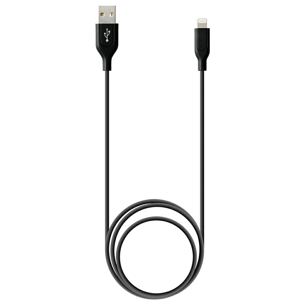Apple社 MFi認証
やわらかい Lightning USB Cable

曲げても断線しにくいケーブル
ー シリコン素材 -

・シリコン素材ケーブル
・1m
・急速充電
・最大出力 2.4A

iPhone ／ iPad ／ iPod 専用 Lightning USBケーブル

※iPhone15シリーズは非対応です。
対応機種につきましては、お客様自身でご確認下さい。

＜仕様＞
●コネクタ形状：USB Aタイプ（オス） MFi
●ケーブル長：約1m
●充電出力：USB5.0V 2A
