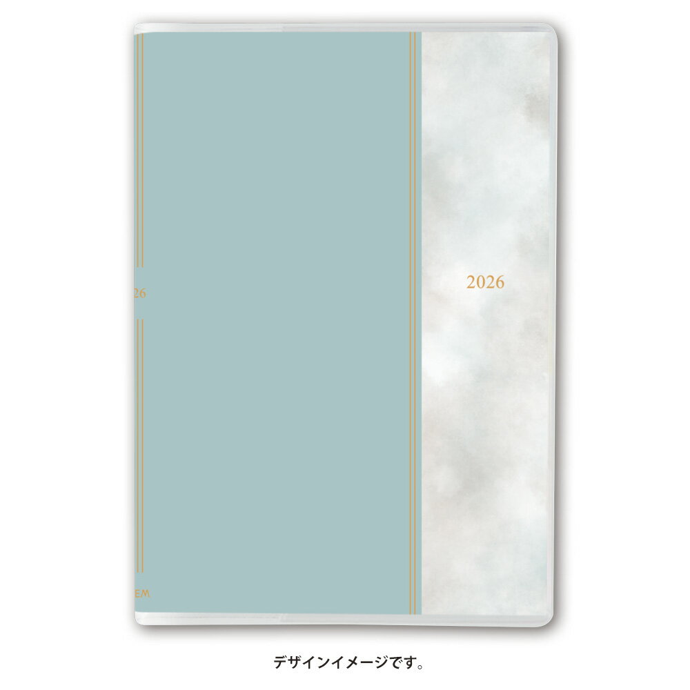 能率 2026年4月始まり 手帳 PAGEM by NOLTY ペイジェムウィークリーB6-iメモ月曜（ブルー）9991