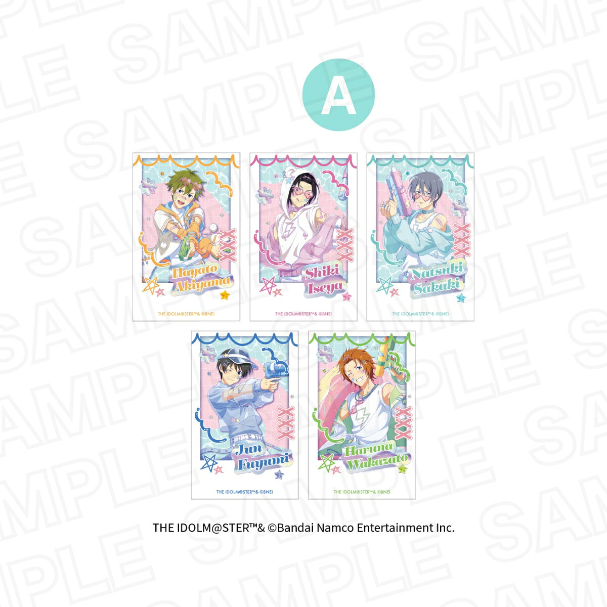 アイドルマスター SideM　トレーディングインスタントフォト風グリッターカード A(BOX)