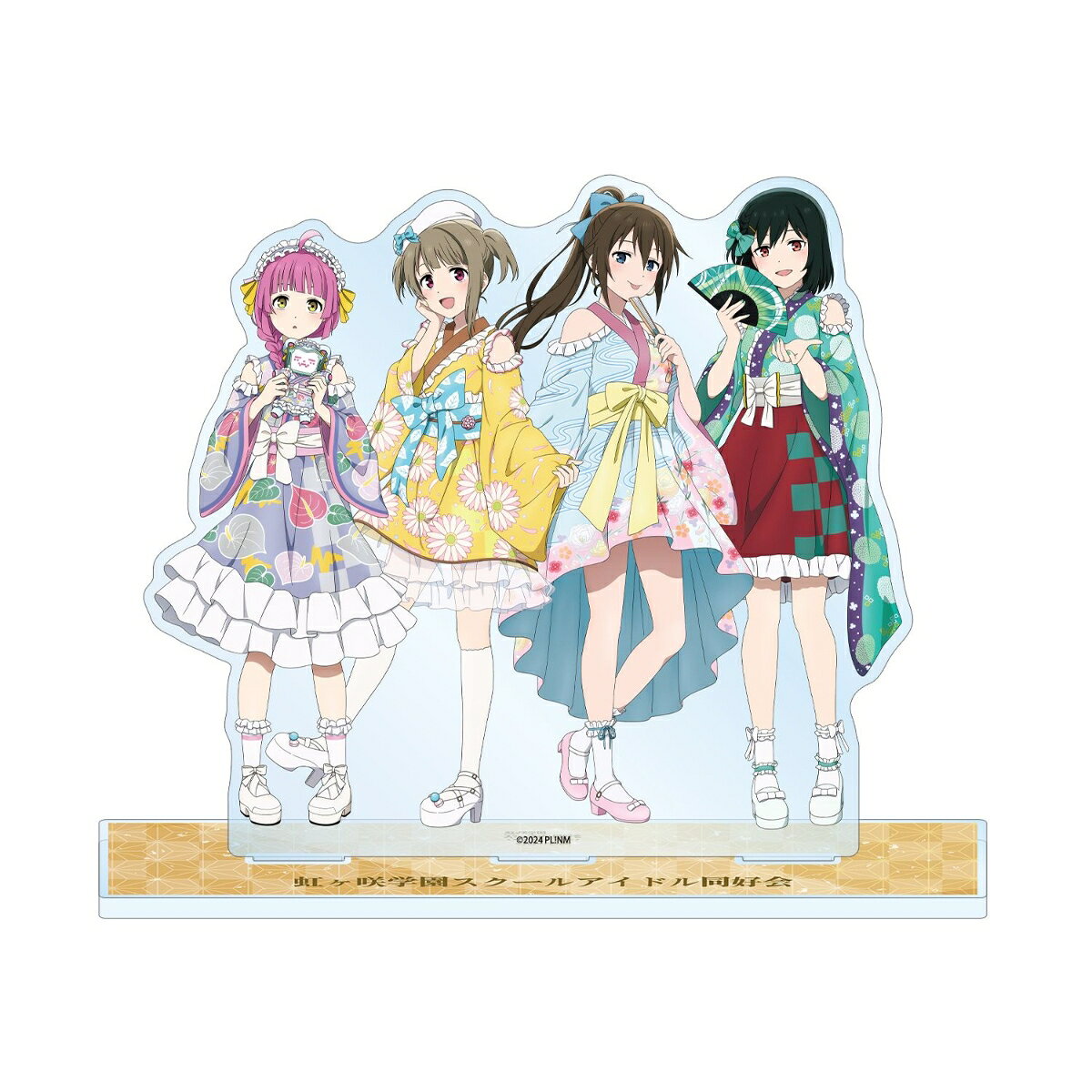 ラブライブ！虹ヶ咲学園スクールアイドル同好会描き下ろし 1年生集合 着物ドレスver. ジオラマアクリルスタンド