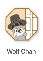[DO IT] SKZOO BADGE (Wolf Chan Ver.)
