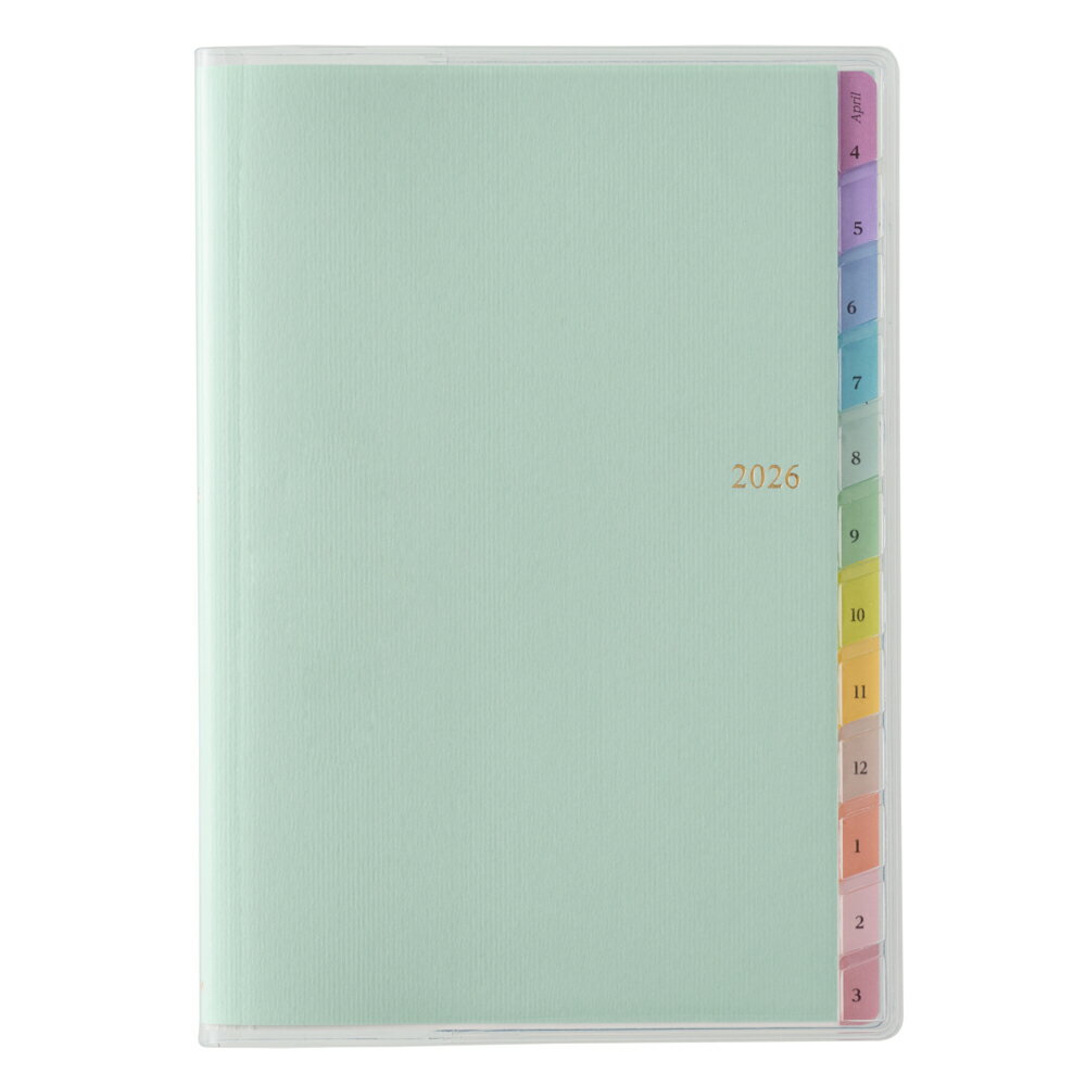 能率 2026年4月始まり 手帳 PAGEM by NOLTY ペイジェムウィークリーB6-iバーチカル月曜（ミント）9992...