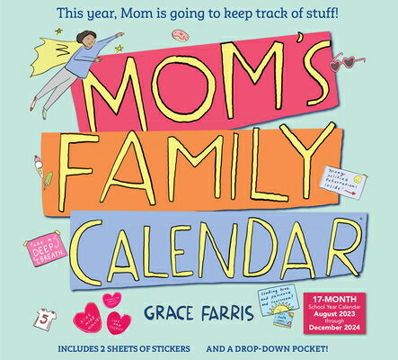 Mom's Family Wall Calendar 2024: This Year, Mom Is Going to Keep Track of Stuff!