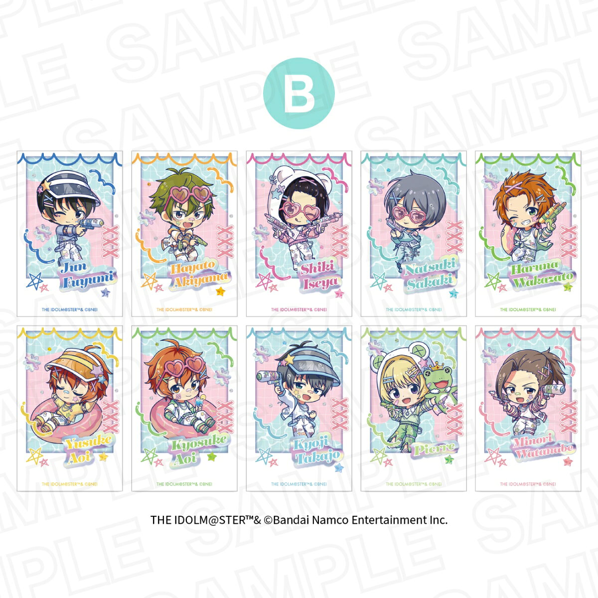 アイドルマスター SideM　トレーディングインスタントフォト風グリッターカード B(BOX)