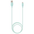 Apple社 MFi認証
やわらかい Lightning USB Cable

曲げても断線しにくいケーブル
ー シリコン素材 -

・シリコン素材ケーブル
・1m
・急速充電
・最大出力 2.4A

iPhone ／ iPad ／ iPod 専用 Lightning USBケーブル

※iPhone15シリーズは非対応です。
対応機種につきましては、お客様自身でご確認下さい。

＜仕様＞
●コネクタ形状：USB Aタイプ（オス） MFi
●ケーブル長：約1m
●充電出力：USB5.0V 2A