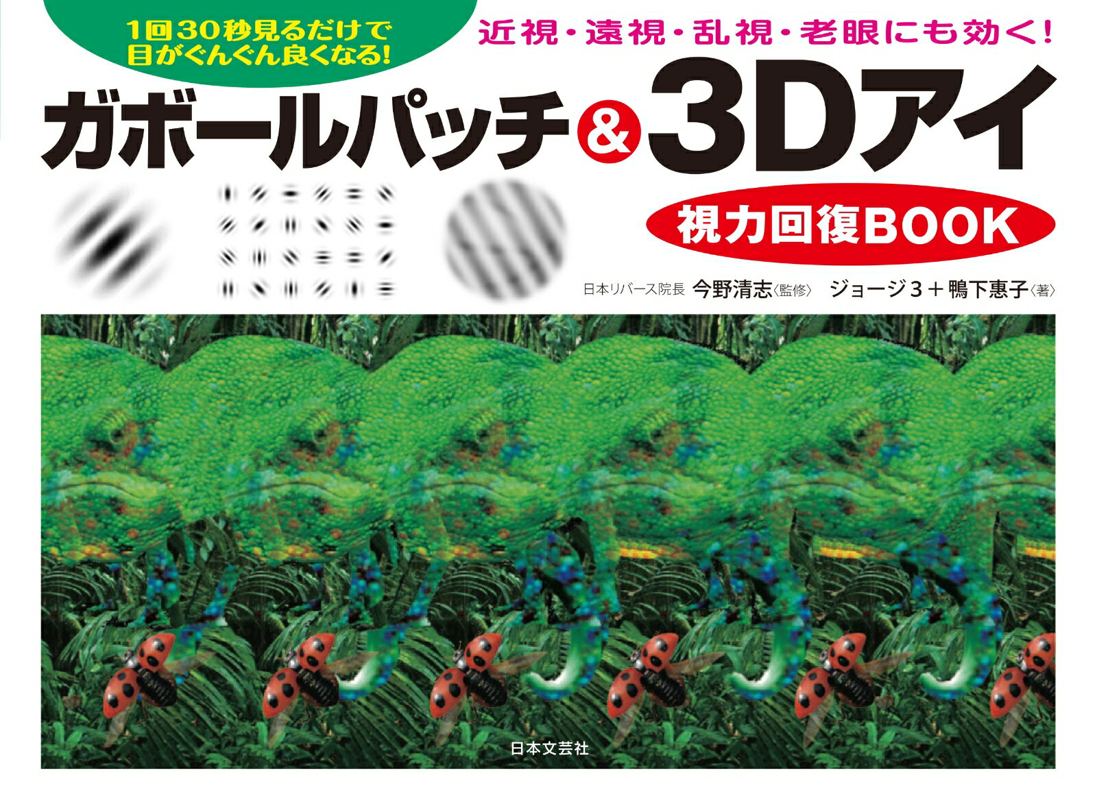 ガボールパッチ＆3Dアイ視力回復BOOK