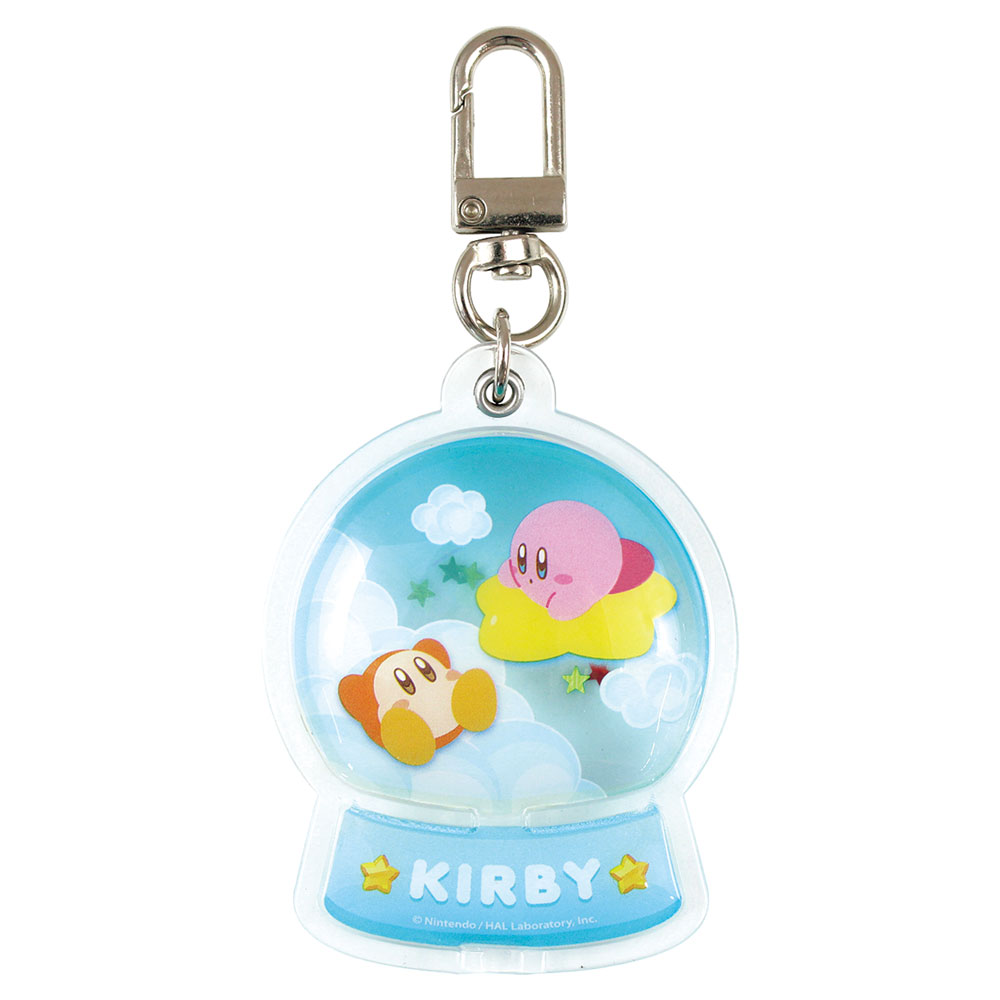 星のカービィスノードームキーホルダー ぷかぷかタイム