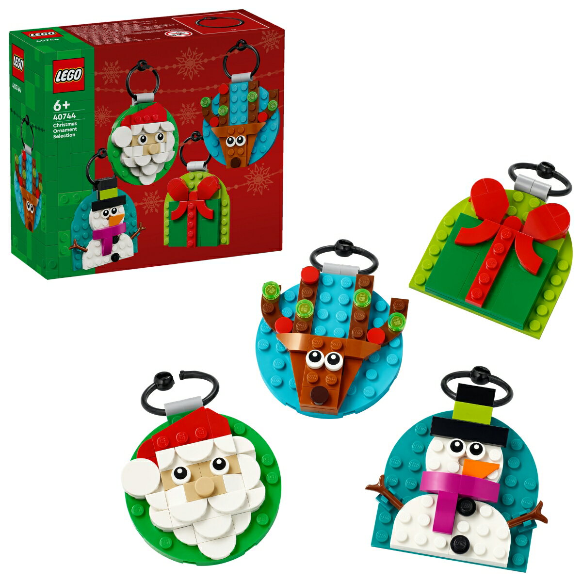 レゴ(LEGO) クリスマスオーナメント セレクション 40744 [ おもちゃ 玩具 プレゼント 6歳 7歳 8歳 ]のサムネイル