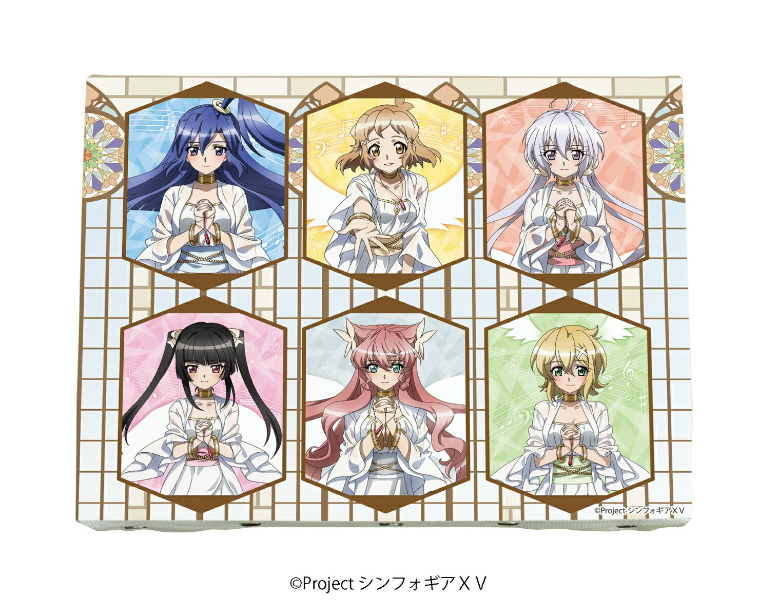キャンバスアート「戦姫絶唱シンフォギアXV」04/集合デザイン 祈りver.(描き下ろし)【グッズ】