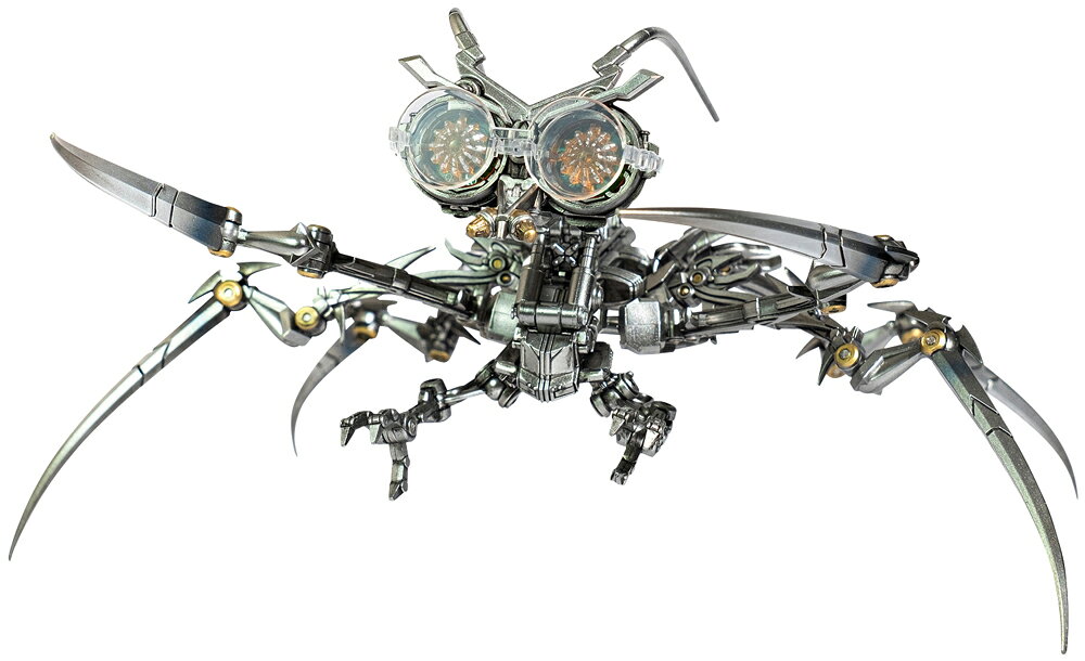 実写映画「トランスフォーマー／ダークサイド・ムーン」より、軍医「スカルペル」がアクションフィギュアとなって登場！

映画「トランスフォーマー／ダークサイド・ムーン」より、ザ・ドクターこと軍医スカルペルがアクションフィギュア化！
全身32箇所が可動し、前足は回転ノコギリと二本爪に交換することが可能。
六本の前足、首や頭は勿論、眉毛部分も可動し、表情をつけることができます。
頭部のスイッチを押すことで、3分間目が点灯し、キイキイと鳴き声を鳴らします。

全身にはリアルなウェザリングが施されています。

ボタン電池：LR41×2個使用

「トランスフォーマー」、「TRANSFORMERS」は株式会社タカラトミーの登録商標です。

※画像は試作品です。実際の商品とは多少異なる場合がございます。

&copy;、 2010 Paramount Pictures Corporation.
Manufactured under license from TOMY Company, Ltd.
&reg; and/or TM & &copy;、 2025 TOMY. All Rights Reserved. TM & &reg; denote Japan Trademarks.
For sale in Japan only.

・ホビー系商品についての諸注意
メーカー都合により発売の大幅な延期が発生する可能性がございます。
予約商品についてはメーカーから順次入荷次第の発送となります。メーカー公表の発売日とは異なる場合がございますのでご了承ください。【対象年齢】：15歳以上【商品サイズ (cm)】(幅）：18