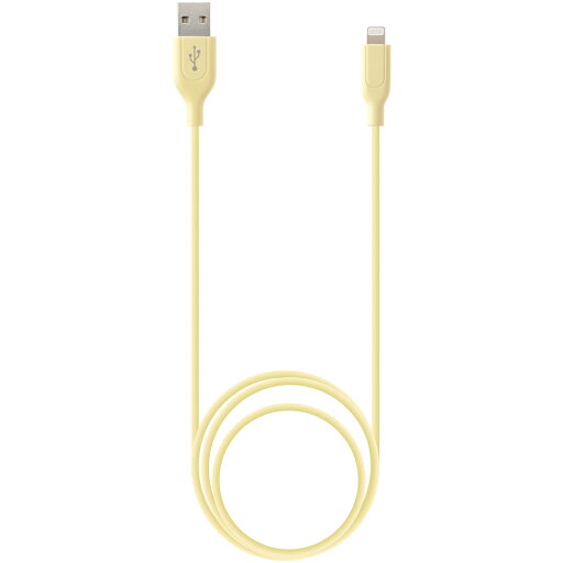 iPhone充電ケーブル ライトニングケーブル 1m イエロー 【Apple社 MFi認証】 AMP-003 YL iPhone充電ケーブル ライトニングケーブル 1m イエロー 【Apple社 MFi認証】 AMP-003 YL