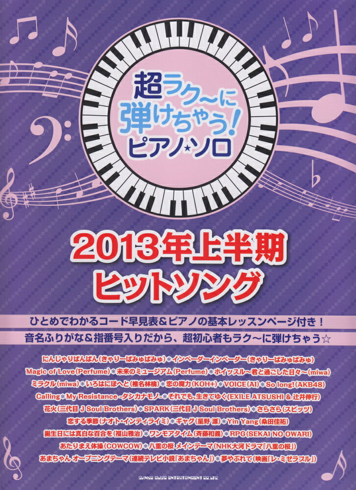 2013年上半期ヒットソング