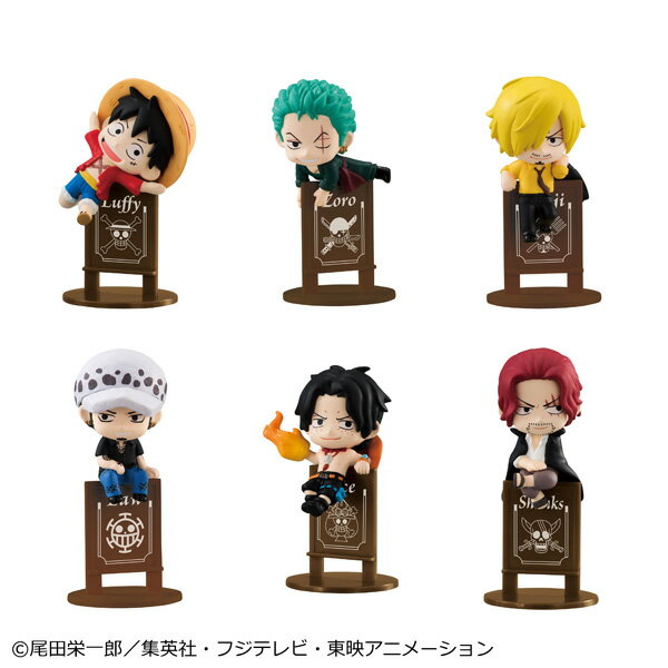 お茶友シリーズ 『ONE PIECE』 海賊たちの宴【再販】 (BOX) (彩色済みフィギュア)
