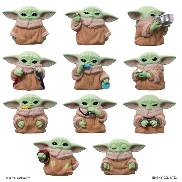 スター・ウォーズ マンダロリアン グローグー ソフビパペットマスコット【1BOX 11パック入り】