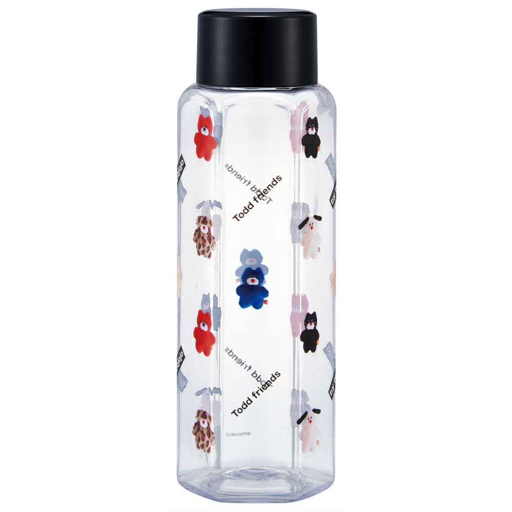mojojojo モジョジョジョ　六角 クリアデザイン ボトル 水筒 350ml