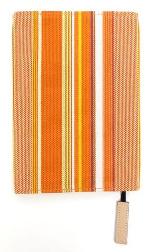 文庫版 ストライプ 国産帆布ブックカバー N