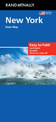 Rand McNally Easy to Fold: New York State Laminated Map MAP-RM EASY TO FOLD NEW ...