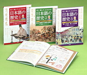 見て読んでよくわかる！日本語の歴史（4巻セット）