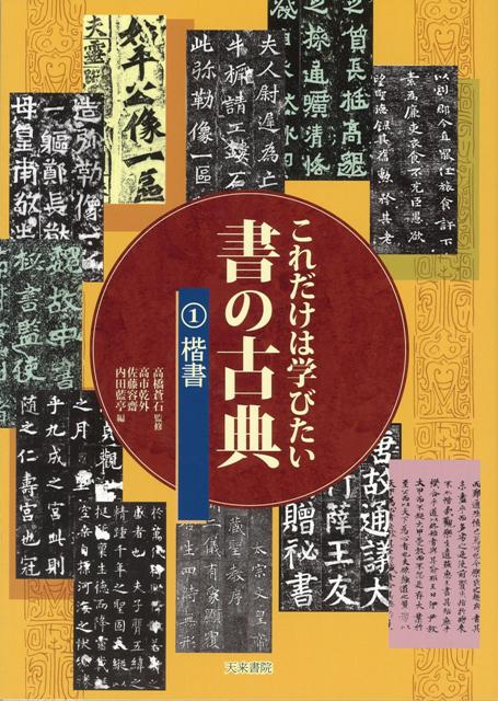 【バーゲン本】これだけは学びたい書の古典1　楷書