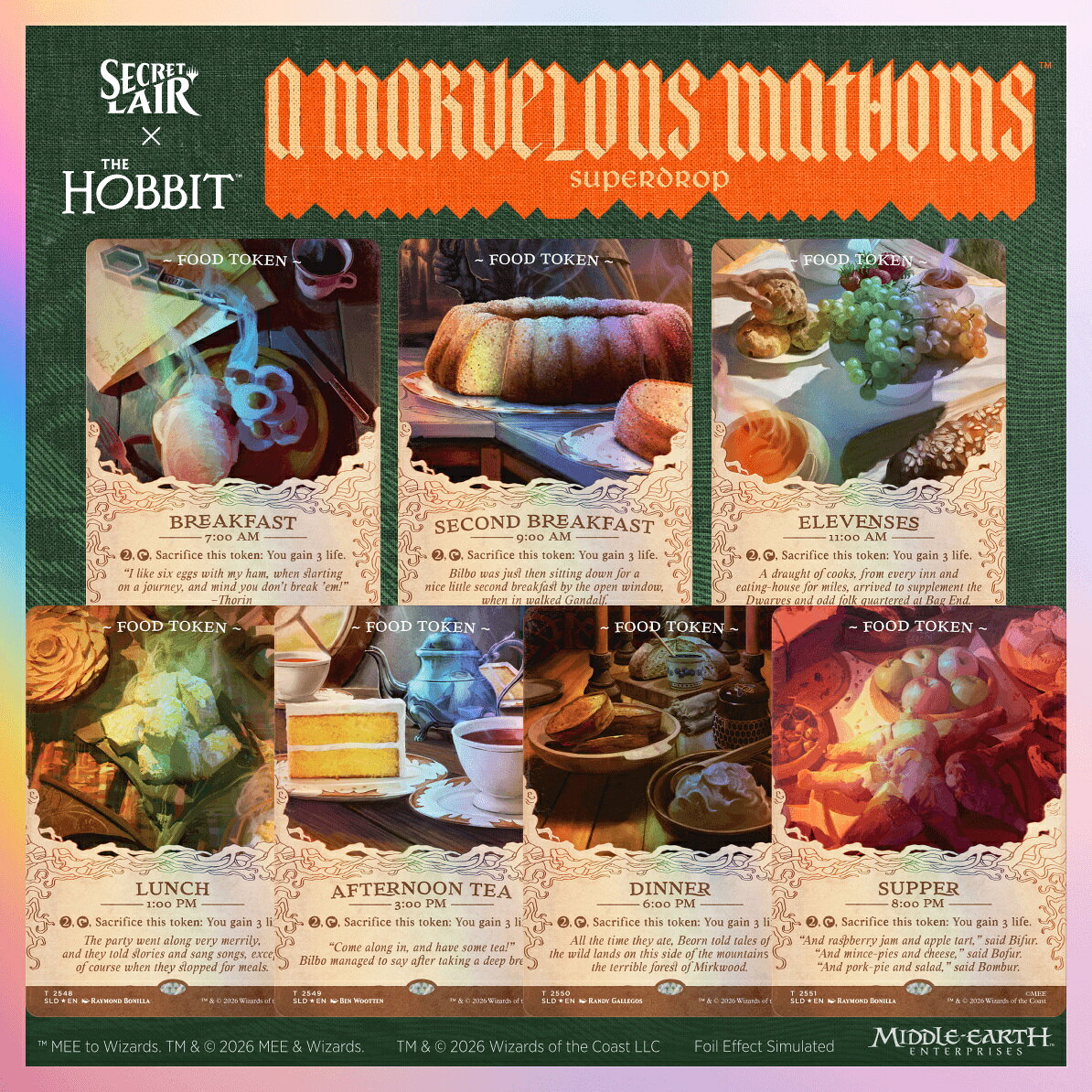 マジック：ザ・ギャザリング Secret Lair A Marvelous Mathom Superdrop Secret Lair x The Hobbit: Second Breakfast and Beyond Traditional Foil Edition【クレジットカード決済限定】