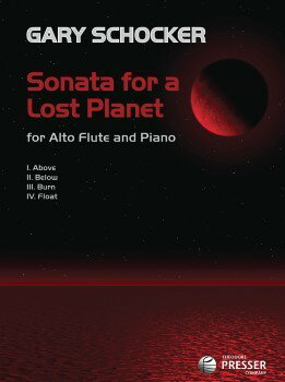【輸入楽譜】ショッカー, Gary: 失われた惑星のためのソナタ(アルト・フルートとピアノ)