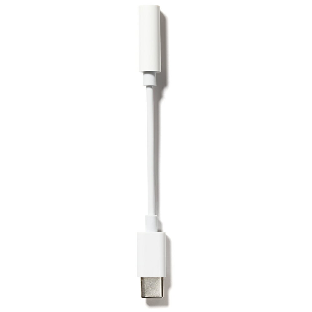 USB Type-C to 3.5mm 4極 イヤホン端子 変換プラグ 5.5cm ホワイト ACP-01 WH