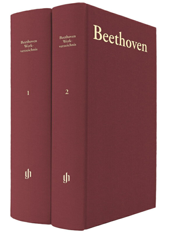 【輸入楽譜】ベートーヴェン, Ludwig van: Thematic-Bibliographical Catalogue of Works -2巻セット/Dorfmuller & Gertsch & Ronge編(布装)