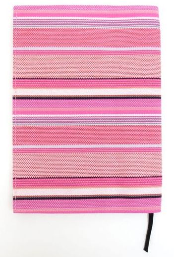 四六版 ストライプ 国産帆布ブックカバー R