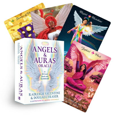 Angels & Auras Oracle: A 44-Card Deck and Guidebook FLSH CARD-ANGELS & AURAS ORACL 