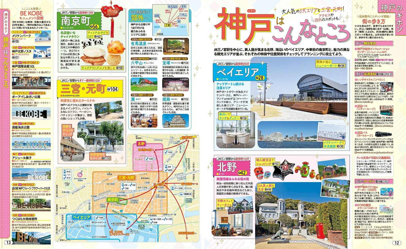 るるぶ神戸'26 （るるぶ情報版） [ JTBパブリッシング 旅行ガイドブック 編集部 ] book-21690451 楽天ブックス サンプル画像3