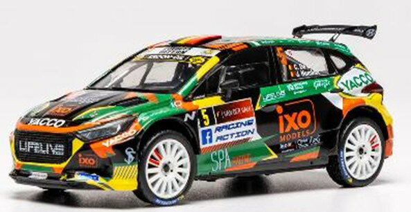 IXO 1/43 ヒョンデ i20 N Rally2 2025年 スパラリー #5 C.De Cecco/J.Humblet 【RAM1020】 (ミニカー)