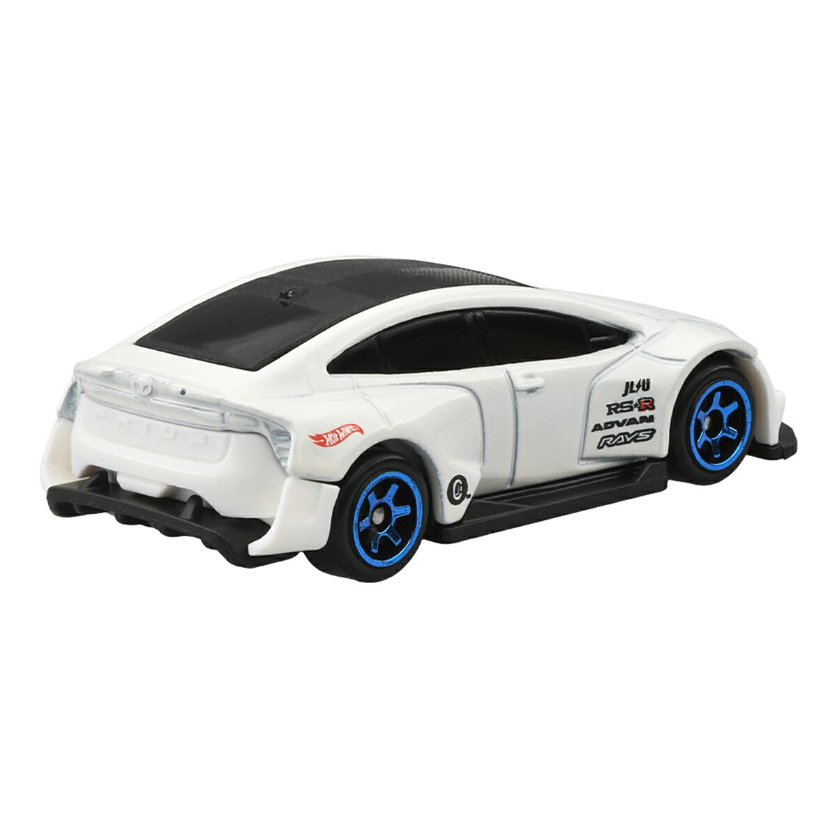 ホットウィール ベーシックカー トヨタ プリウス カスタム 乗り物おもちゃ ミニカー 3歳から ホワイト JMX10-N（3枚目）