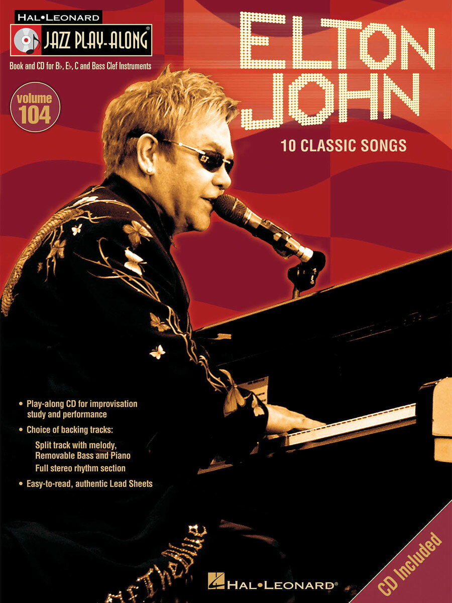 【輸入楽譜】ジャズ・プレイ・アロング 第104巻: エルトン・ジョン: CD付