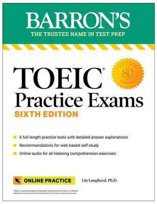 Toeic Practice Exams: 6 Practice Tests + Online Audio, Sixth Edition TOEIC PRACT EXAMS 6 PRACT TEST （Barron's Test Prep） 