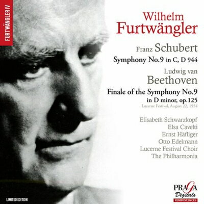 【輸入盤】シューベルト：交響曲第9番『グレート』　フルトヴェングラー＆ベルリン・フィル（1951）（＋ベートーヴェン：『合唱』〜終楽章　フ